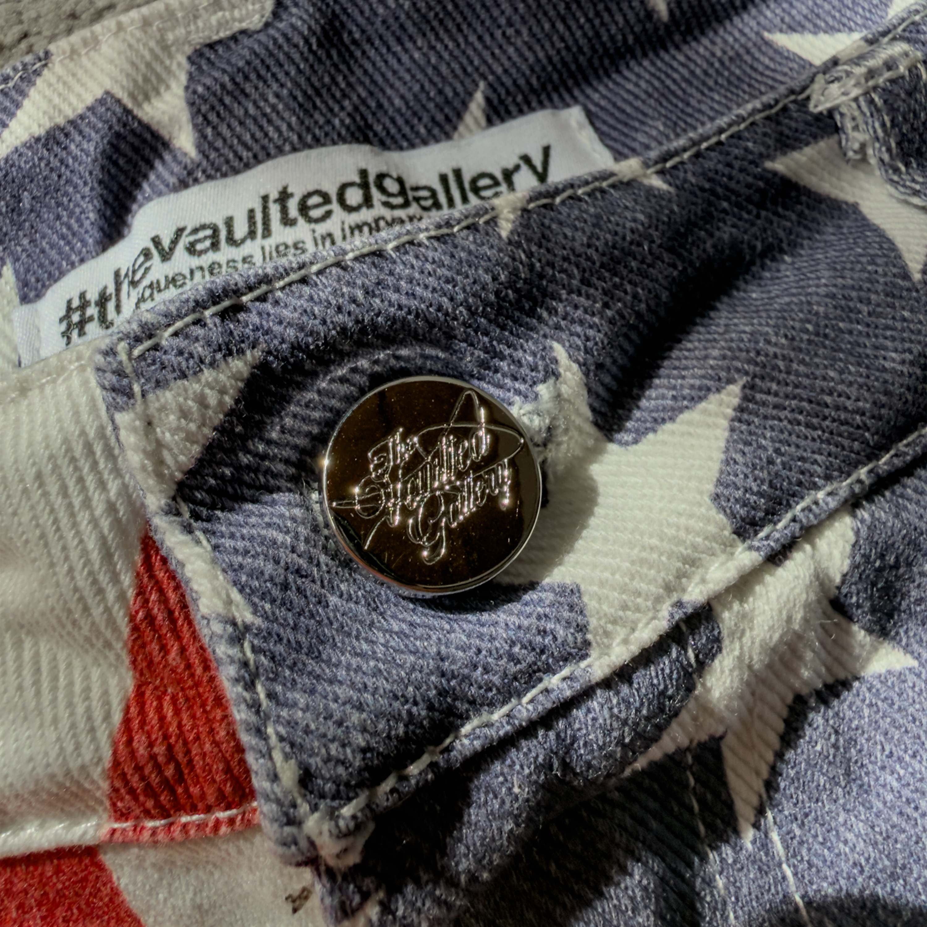USA & Camo Cut Up Jorts